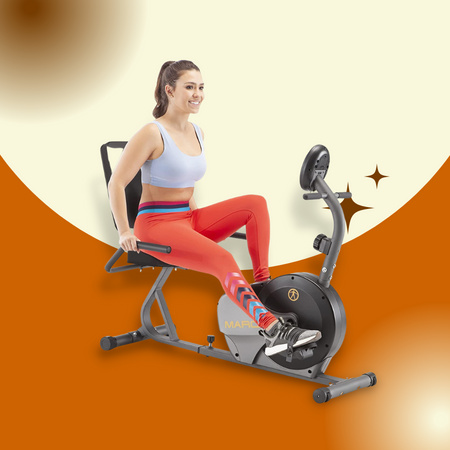 Marcy Magnetic Recumbent Exercise Bike